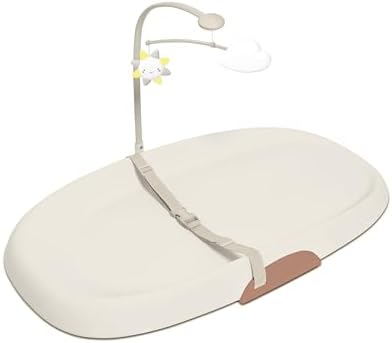 Baby Changing Pad Nursery Style Wipe-Clean Contoured with…