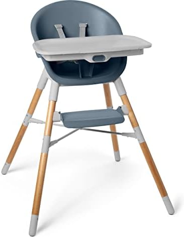 Baby High Chair 4 in 1 Convertible High Chair, EON, Slate Blue