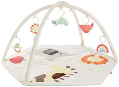 Baby Play Gym 3-in-1 Sensory Tummy Time Activity Mat with 17+…