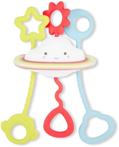 Baby Sensory Toy Pull & Play Silver Lining Cloud Age 6m+