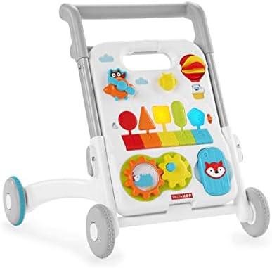 Baby Walker 4-in-1 Sit to Stand Convertible Light Up Walker…