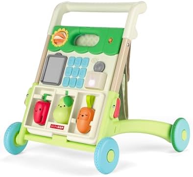 Baby Walker 5-in-1 Sit to Stand Convertible Light Up Walker…
