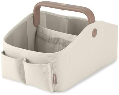 Diaper Caddy Organizer with Touch Sensor Night Light Nursery…
