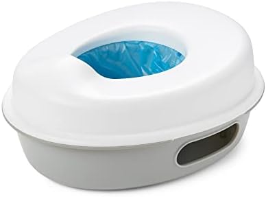Go Time Multi-Stage 3 in 1 Potty Seat, White/Grey