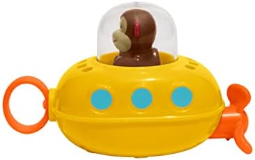 Pull & Go Monkey Submarine: Baby Bath Toy, Marshall Monkey…