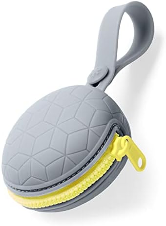 Silicone Pacifier Holder, Grab & Go, Grey