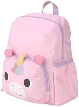 Toddler Backpack with Adjustable Padded Straps, Front Zip…
