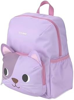 Toddler Backpack with Adjustable Padded Straps, Front Zip…