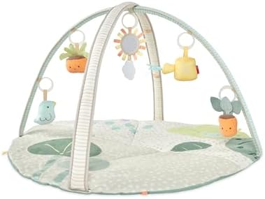 Tummy Time Mat, 3-in-1 Activity Baby Play Gym, Age 0-2y…